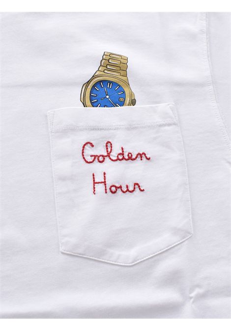 T-shirt mc2 saint barth Austin golden hour 01n emb bianca MC2 SAINT BARTH | T-shirt | AUSTIN02516H01